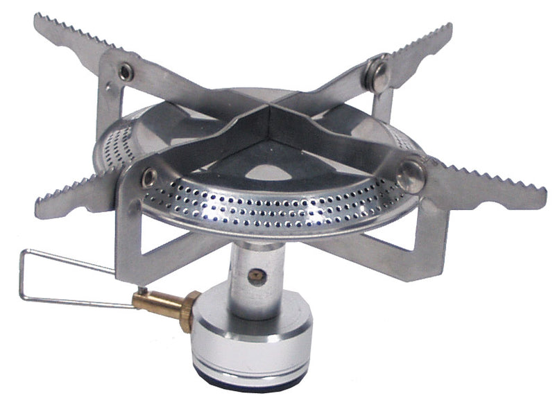 Réchaud à gaz pliant Fox Outdoor 3000 W à support de casserole et vanne en laiton