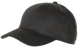 Casquette US MFH réglable en polycoton à visière six piqûres et six œillets