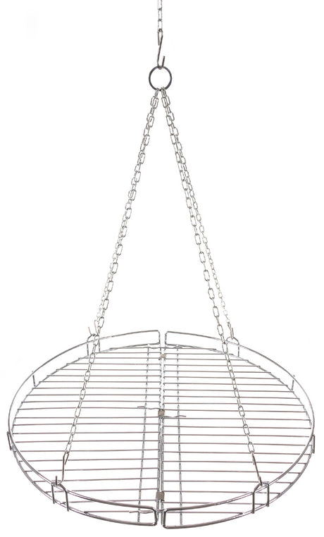 Grille à barbecue ronde pliante Fox Outdoor 49 cm à suspension sur quatre points