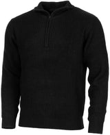Pull MFH Troyer en grosse maille acrylique à glissière dissimulée au col