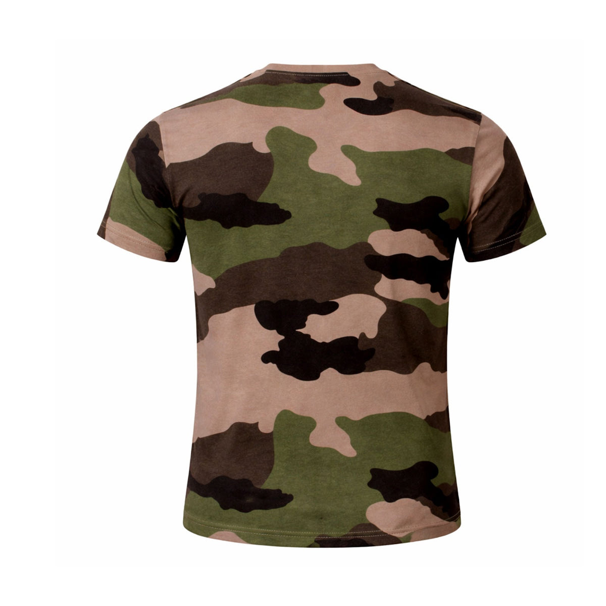 T-shirt militaire OPEX manches courtes coton peigné 180 g/m² motif réglementaire