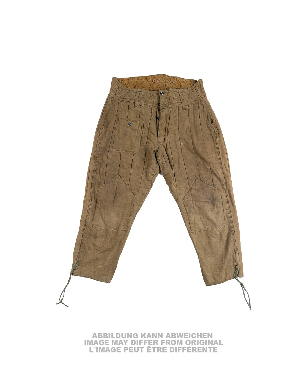 Pantalon ouaté type soviétique M41, surplus d'occasion pour le grand froid
