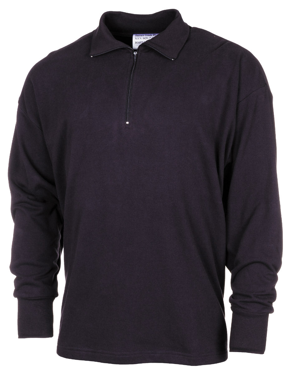 Sous-pull à col roulé néerlandais à fermeture à glissière pelucheux, surplus d'occasion, lot de 10