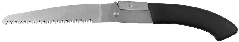 Scie pliante MFH Deluxe à lame inox 19 cm avec poignée caoutchoutée et étui