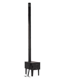 Poêle à tente Mil-Tec en acier au carbone porte fonte tuyau 196 cm 16,5 kg complet