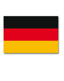 Drapeau de l'Allemagne Mil-Tec en polyester 90 x 150 cm avec deux œillets métalliques