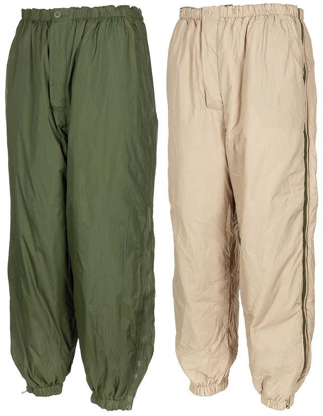 Pantalon thermique britannique réversible, surplus comme neuf pour le terrain