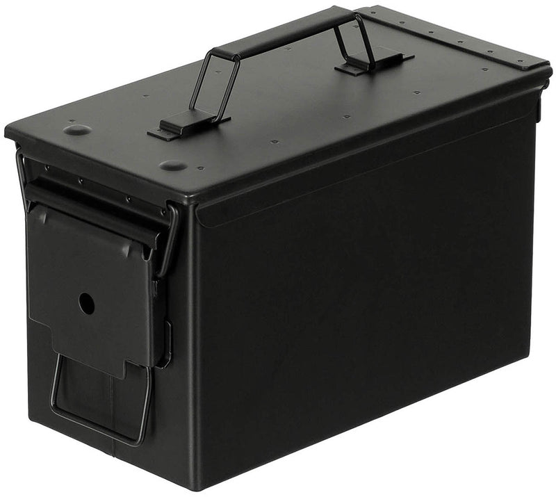 Caisse à munitions type US M2A1 MFH en acier DC01 cal .50 dimensions 30 x 15,5 x 19 cm
