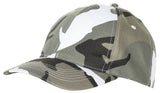 Casquette US MFH réglable en polycoton à visière six piqûres et six œillets