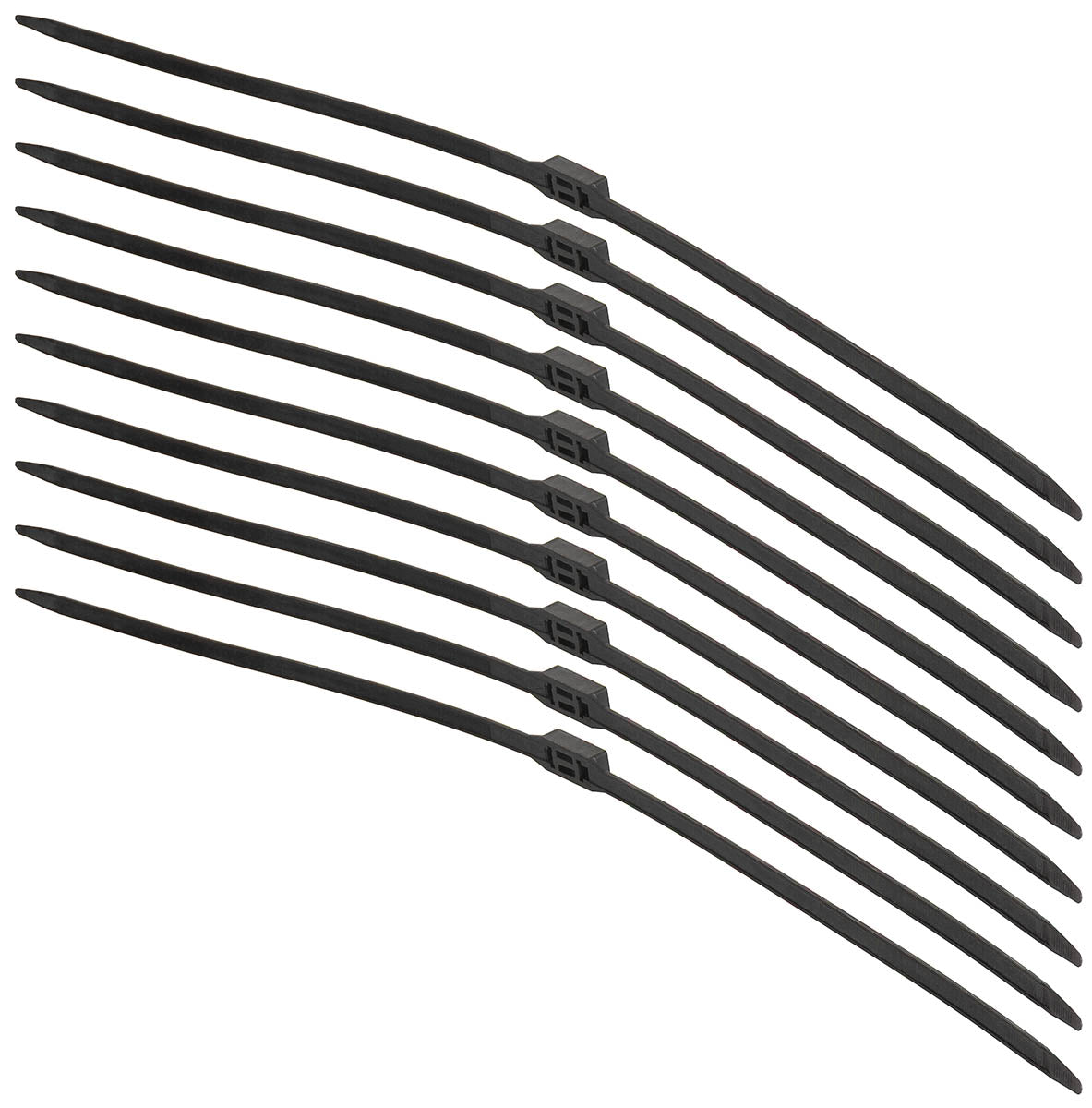 Menottes jetables MFH en nylon 89 x 1,3 cm lot de 10 liens de contention
