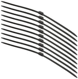 Menottes jetables MFH en nylon 89 x 1,3 cm lot de 10 liens de contention