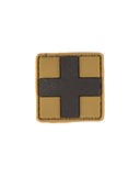 Morale patch premiers secours Mil-Tec 3D en PVC 2,5 x 2,5 cm dos auto-agrippant
