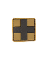 Morale patch premiers secours Mil-Tec 3D en PVC 2,5 x 2,5 cm dos auto-agrippant
