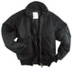 Blouson aviateur type CWU Mil-Tec en nylon matelasse 200 g/m2 poches auto-agrippantes