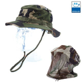Chapeau de brousse OPEX à moustiquaire intégrée polycoton 210 g/m² déperlant