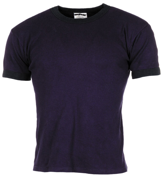 Maillot de corps néerlandais à manches courtes tout coton, surplus d'occasion, lot de 10