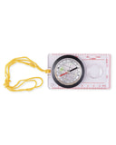 Boussole de carte Mil-Tec plaquette transparente 10,9 x 6,2 cm 50 g double graduation