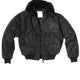 Blouson type CWU Mil-Tec en nylon déperlant matelassé avec col amovible et cinq poches