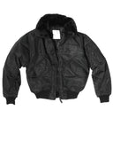 Blouson type CWU Mil-Tec en nylon déperlant matelassé avec col amovible et cinq poches