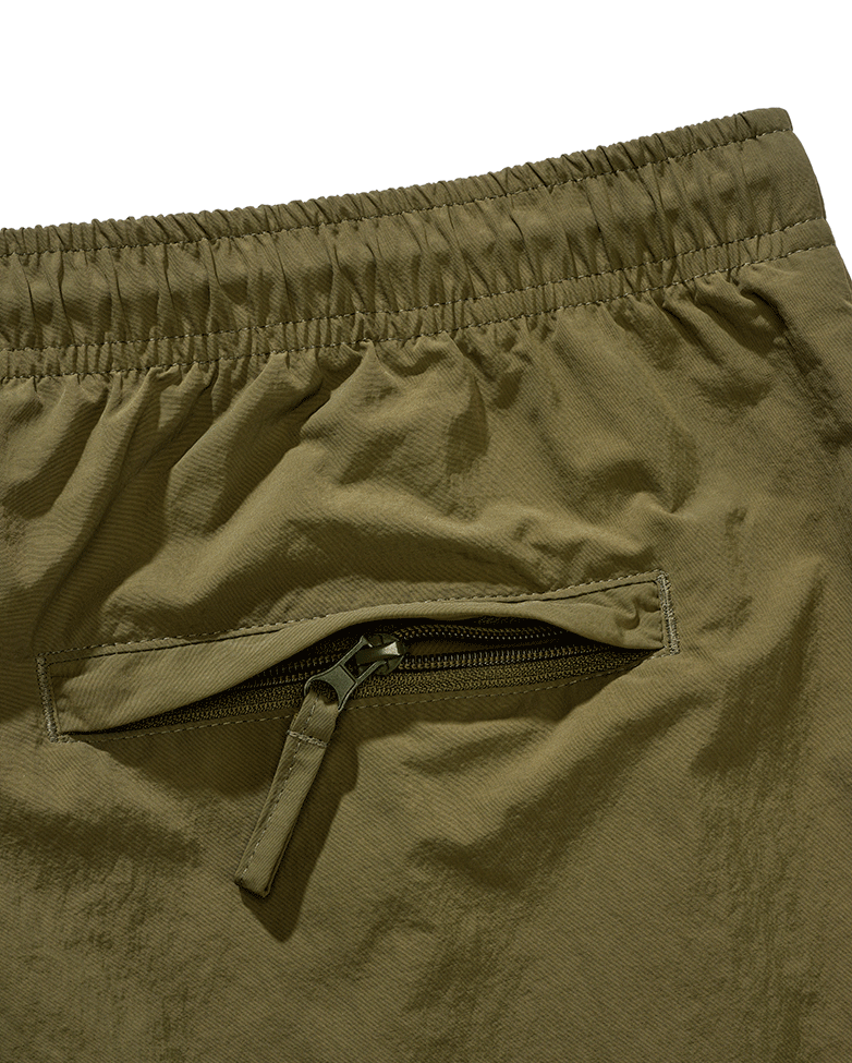 Short de bain Brandit Swimshort Basic en nylon à doublure filet et poche à glissière