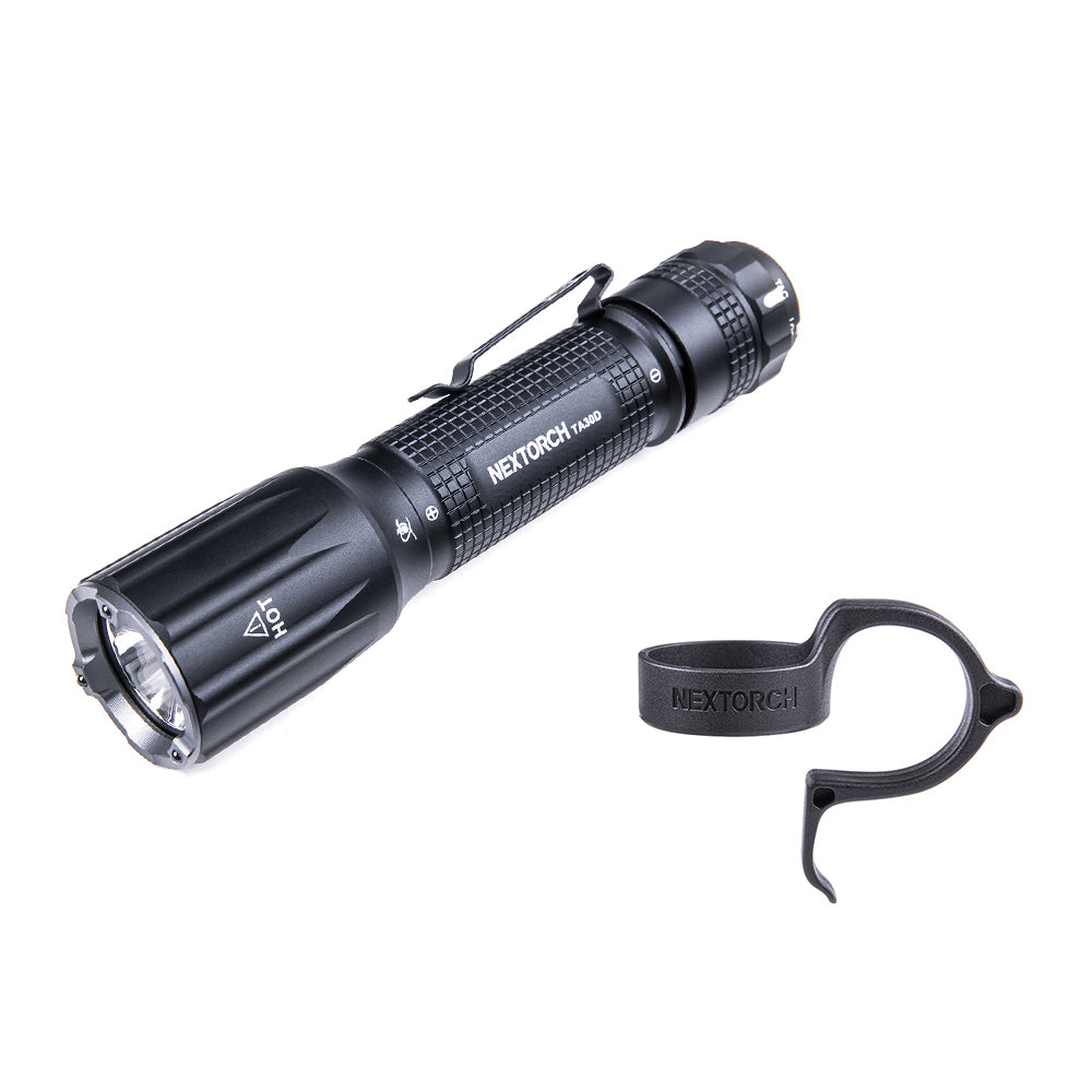 Lampe tactique Nextorch TA30D 2 200 lumens portée 410 m IPX8 en alliage d'aluminium de qualité