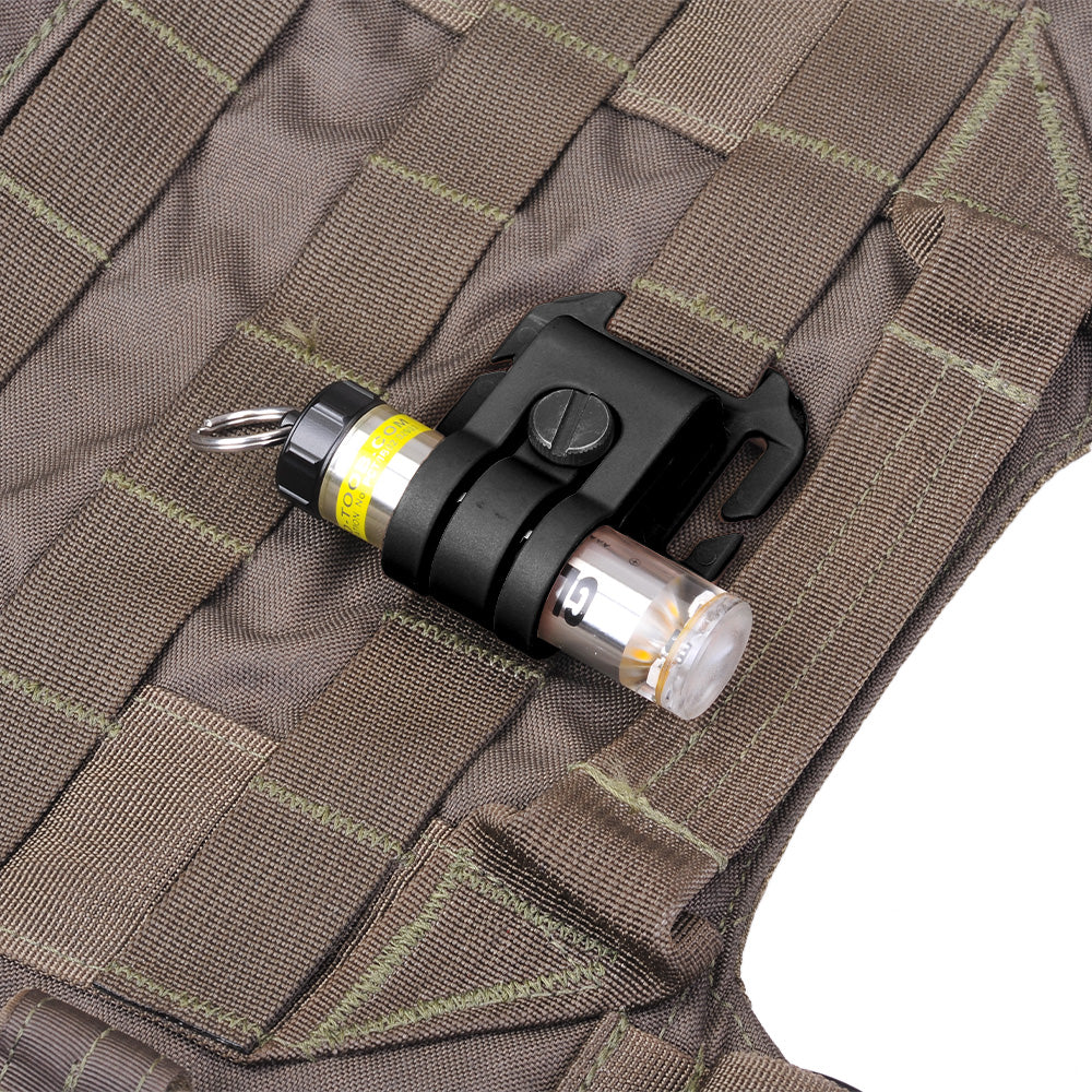 Accessoire de casque Nextorch Fixation GLO-TOOB pour casque tactique et passants MOLLE