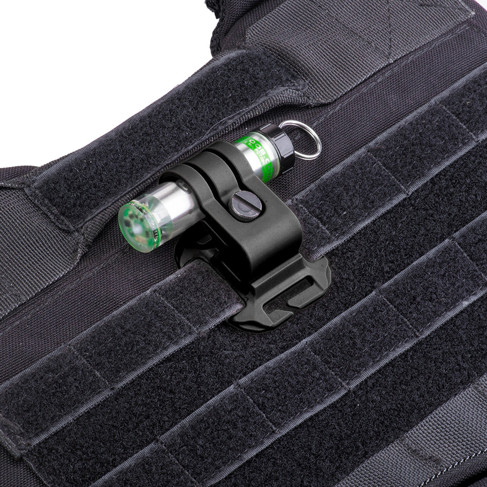Accessoire de casque Nextorch Fixation GLO-TOOB pour casque tactique et passants MOLLE