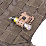 Accessoire de casque Nextorch Fixation GLO-TOOB pour casque tactique et passants MOLLE