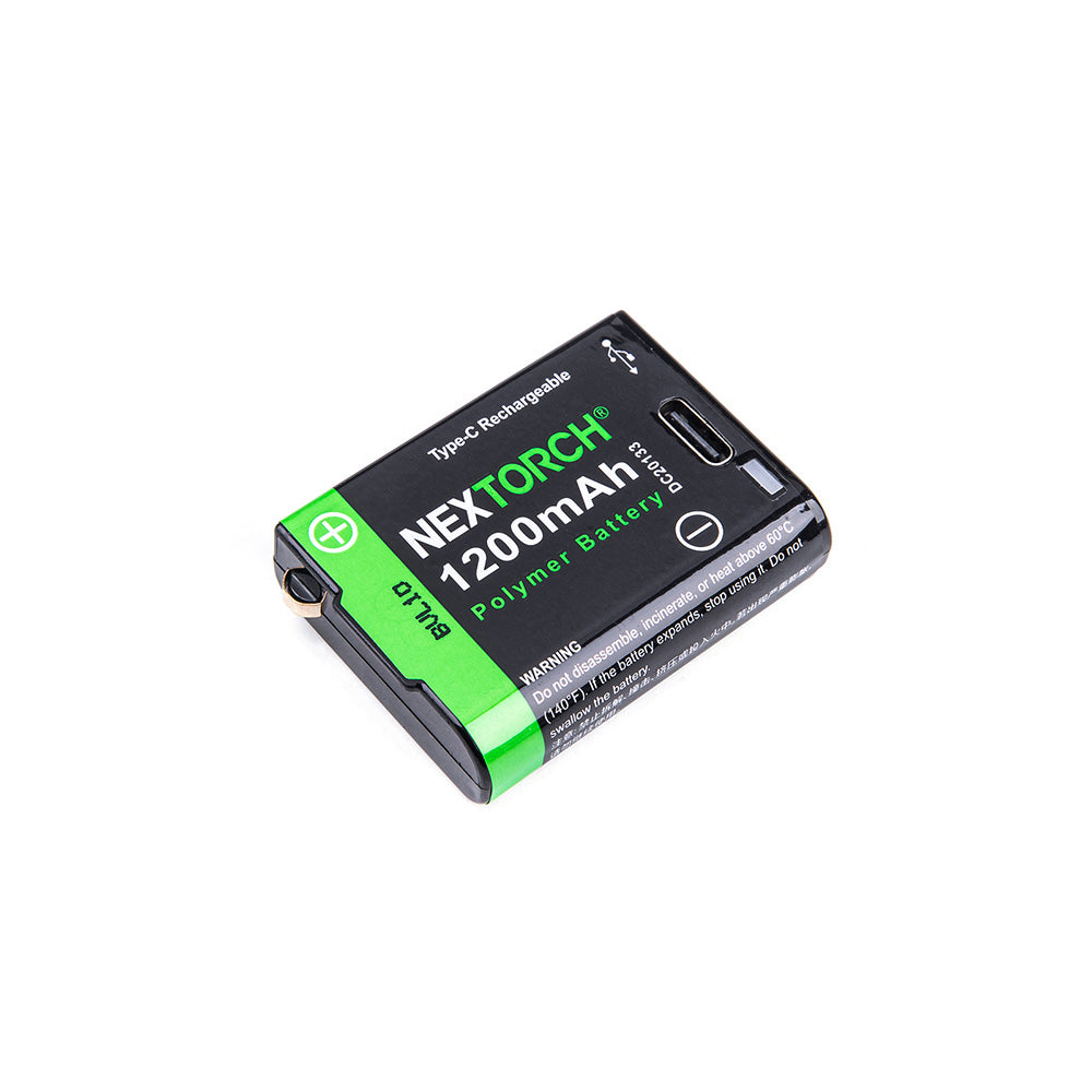 Lampe frontale Nextorch eSTAR 1 300 lumens portée 205 m IP67 en polymère