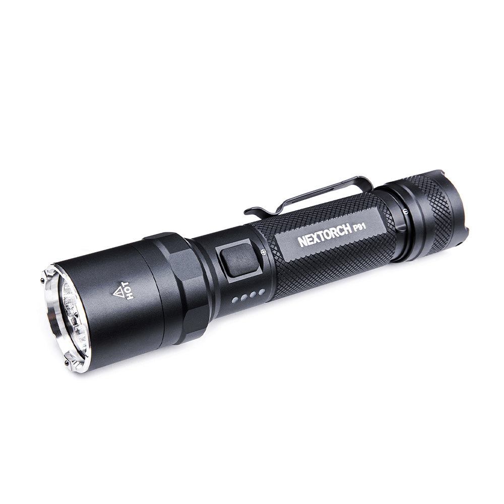 Lampe torche Nextorch P91 5 000 lumens portée 300 m IPX7 en alliage d'aluminium de qualité