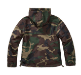 Veste coupe-vent Brandit coupe femme doublée polaire capuche et poches à glissière
