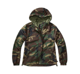 Veste coupe-vent Brandit coupe femme doublure filet respirante capuche à cordon