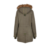 Parka Brandit Emma coupe femme en coton doublée capuche et quatre poches