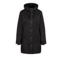 Parka Brandit Savannah coupe femme longue doublée capuche et fente de marche