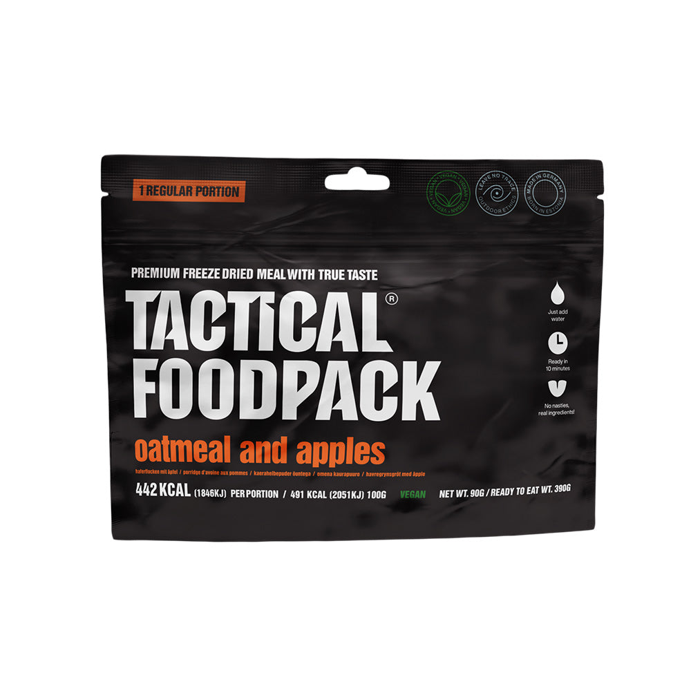 Ration lyophilisée Tactical Foodpack Flocons d'avoine aux pommes 442 kcal