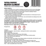 Accessoire de survie Tactical Foodpack Kit chauffant sans flamme Ration Bag