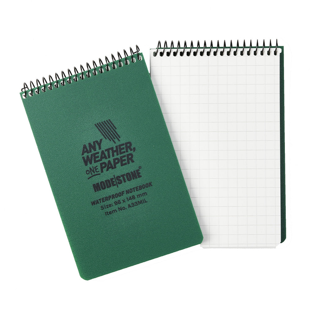 Carnet Modestone tout-temps militaire format intermédiaire 100 pages