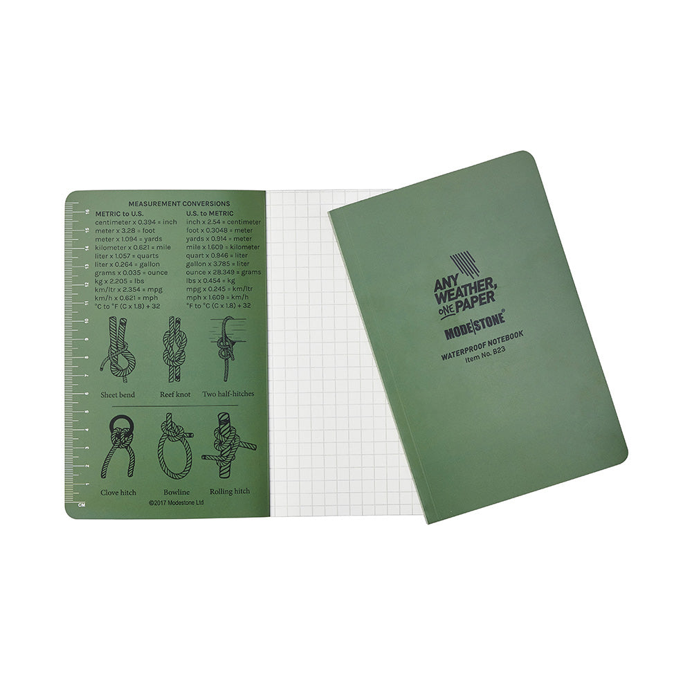 Carnet Modestone de terrain tout-temps 128 pages 128 pages 118 x 183 mm