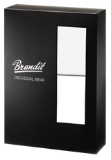 Caleçon Brandit Boxer Logo lot de deux en coton extensible à large ceinture élastique