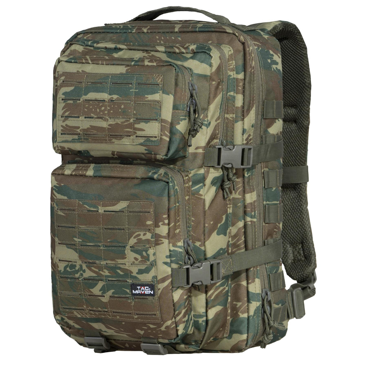 Sac à dos tactique Tac Maven Assault Large LC 51 L en polyester 600D MOLLE découpé laser