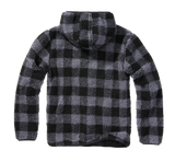 Polaire Brandit Teddyfleece Worker à capuche doublée quatre poches fermeture centrale