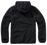 Polaire Brandit Teddyfleece Worker à capuche doublée quatre poches fermeture centrale