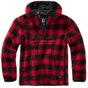 Polaire Brandit Teddyfleece Worker à capuche doublée quatre poches fermeture centrale