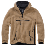 Polaire Brandit Teddyfleece Worker à capuche doublée quatre poches fermeture centrale