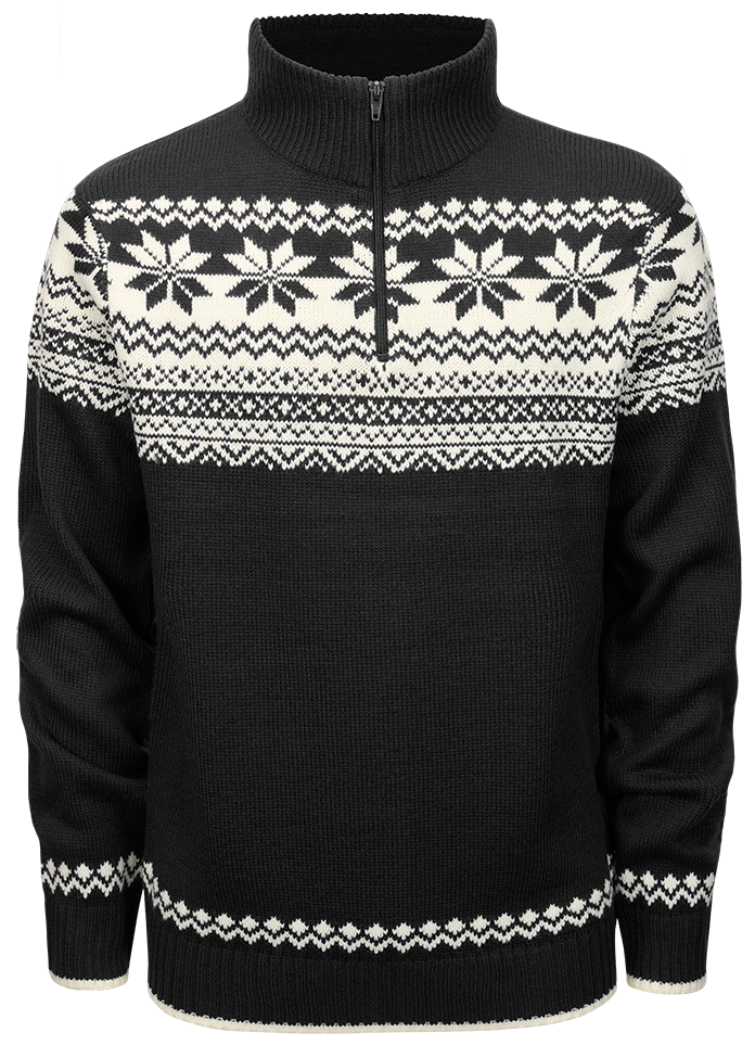Pull Brandit Norwegian Troyer maille polyacrylique col doublé polaire coupe droite