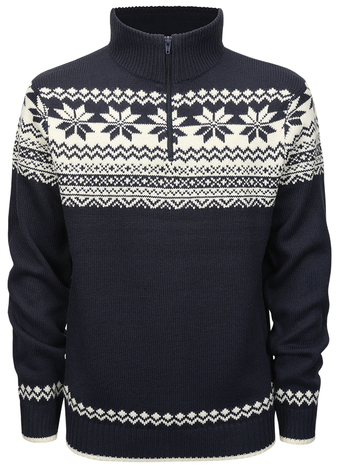 Pull Brandit Norwegian Troyer maille polyacrylique col doublé polaire coupe droite