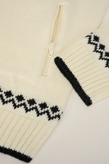 Gilet Brandit Norwegian Cardigan maille polyacrylique col doublé polaire deux poches