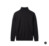 Sweat Brandit Plüsch Troyer en coton col montant à fermeture éclair et bords côtes