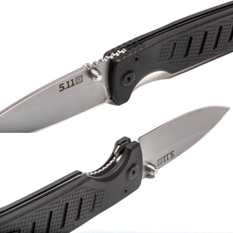 Couteau pliant 5.11 Tactical Icarus DP Mini lame de 7,1 cm en acier 8CR13MOV manche FRN