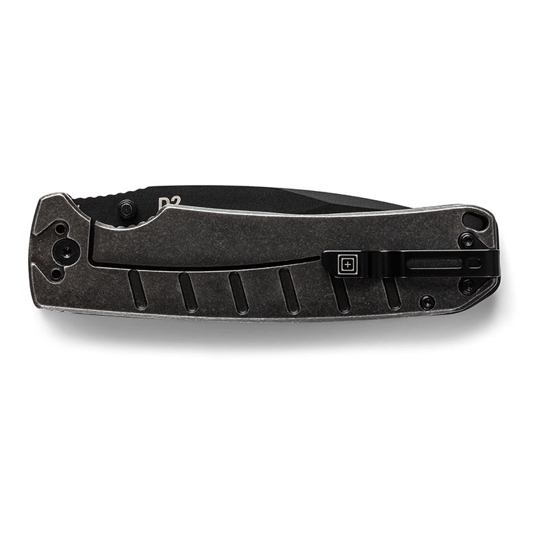 Couteau pliant 5.11 Tactical Ryker DP Full lame D2 de 8,9 cm plaquettes G10 clip 4 positions